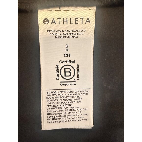 ATHLETA Ryder Dress, Size: SP Black, #988525 Fit & Flare Midi Stretch Open Back - Picture 7 of 7